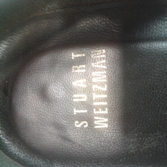 Stuart Weitzman Womens Chocolate Perforated 1.75 Kitten Heels Size 6W - Picture 7 of 8